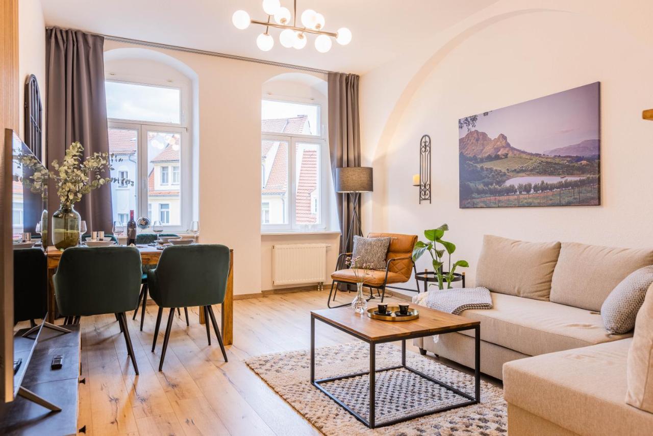 Fynbos Apartments Theaterblick, Historisch & Stilvoll, Parkplatz Meißen Eksteriør billede